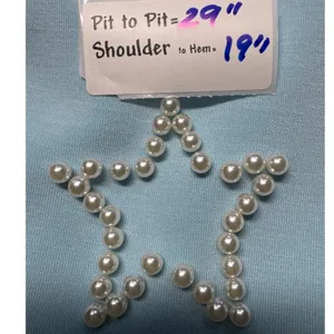 Simply Southern Ice‎ Blue Pearl Star Crop Sweatshirt and Skort Set XL NEW thumbnail 6