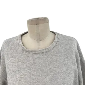 James Perse Light‎ Gray Crew Neck Terry Cotton Sweatshirt Size 0 / XS thumbnail 3