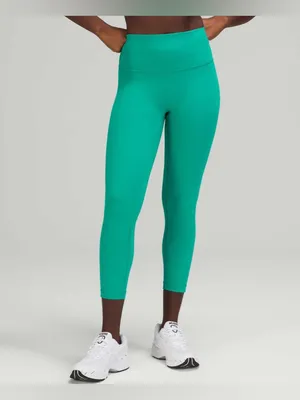Lululemon Wunder Train High Rise Crop 23" Size 14 thumbnail 2