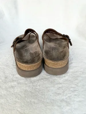 Mephisto Brown Leather Buckle Toe thumbnail 4