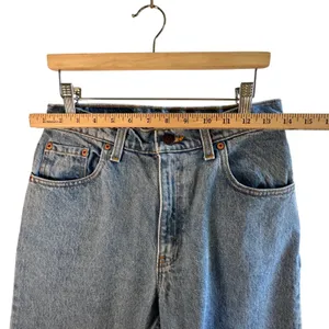 Levi's 550‎ Vintage 90s Mom Jeans Light Wash Denim High Waisted USA Made Size 9 thumbnail 5