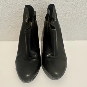 COACH Aliza Black Leather Ankle Boot Booties Size 8 thumbnail 5