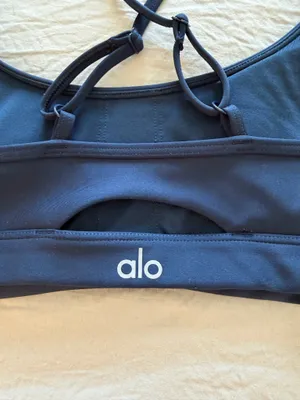 Alo Yoga Airlift Intrigue Bra Navy thumbnail 5