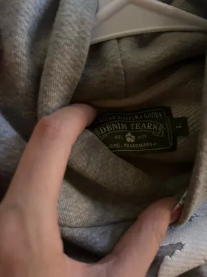 Denim tears hoodie Gray Size M thumbnail 2