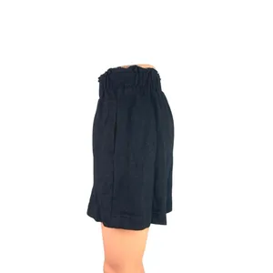 Free People Strada Black Elastic Waist Wide Leg Casual Lounge Beach Shorts Sz XS thumbnail 2
