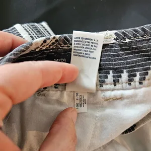 American Eagle Cotton Shorts Tan & Black Print Size 00 thumbnail 5