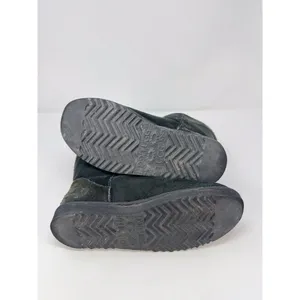 UGG Australia Womens Boots Black Suede Classic Short Fleece Pull On Winter US 9 thumbnail 6