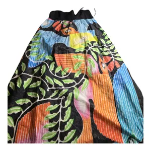 Anthropologie Celandine x Carla Petelski Printed Cotton Midi Dress Size: S thumbnail 3