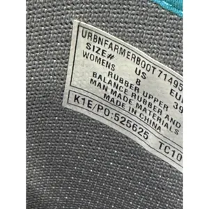 BOGS Urban Farmer Teal Lace Up Rain Boots Womens Size 8 Waterproof Garden chore thumbnail 8