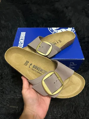 BIRKENSTOCK Madrid purple leather gold buckle sandals slippers shoes eur 39 new thumbnail 8