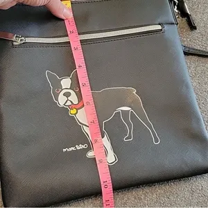 MARC TETRO black crossbody w/ Boston Terrier with adjustable strap New w/o Tag thumbnail 10