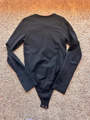 A New Day Black Bodysuit Long Sleeve thumbnail 3