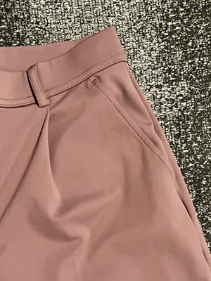 Womens small Halara Flex High Waisted Pleated Wide Leg Work Trousers-misty mauve thumbnail 5