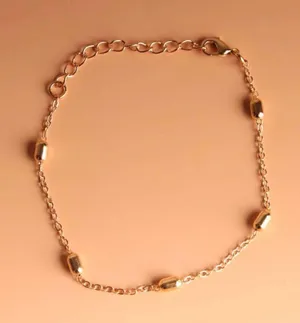 NEW! Beautiful Classic Gold Tone Chain Bracelet thumbnail 2