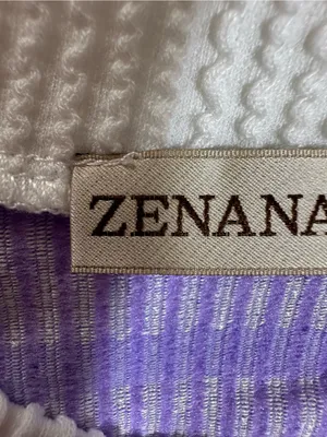 Zenana Raised Rib Striped Pullover & Wide Leg Pants Set Womens Lavender Sz Small thumbnail 10