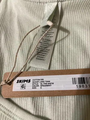 SKIMS Cotton Rib Long Tank Top S thumbnail 7