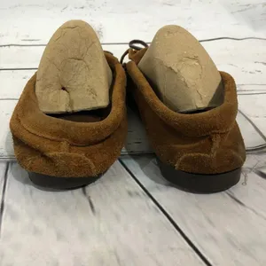 Minnetonka Moccasins Thunderbird Boat Moc Brown beaded size 8.5 thumbnail 8