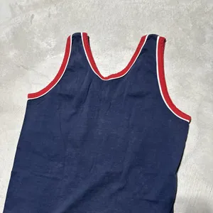 Vintage 1970s Illinois Fighting Illini Tank Top Shirt Basketball Muscle T Jersey thumbnail 7