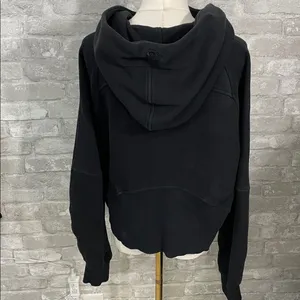 Lululemon Scuba Oversized 1/2 Zip Hoodie Black thumbnail 7