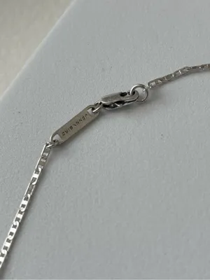 NWOT Jenny Bird Two-Tone Silver Chain Necklace with Gold Pendant Charm thumbnail 5