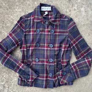 Aeropostale S Plaid Peacoat jacket fall staple thumbnail 4