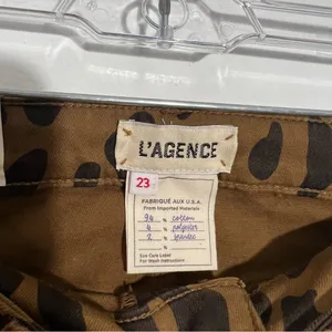 L'agence Margot High Rise Skinny‎ Jeans In SpottedAnimal Size 23 thumbnail 8