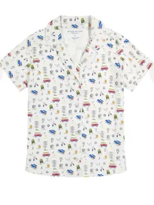 Erica Wilson Nantucket Women’s CISCO IPJ Size Small 100% Pima Cotton Pajama Top thumbnail 2