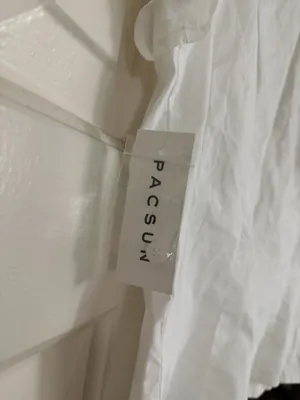 White Button-Up PacSun Top thumbnail 5