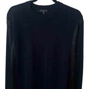Rag & Bone‎ Sadie Merino Wool & Silk Navy Black Mini Dress Luxury Old Money XS thumbnail 3