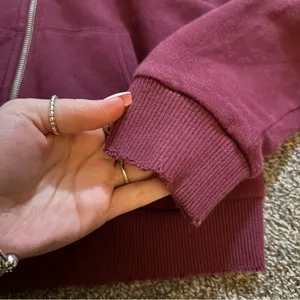 Victorias Secret PINK Maroon Burgundy Wine Red Everyday Logo Lounge Hoodie thumbnail 3