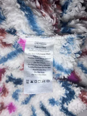 Eddie Bauer Plush Sherpa Fleece Quarter Zip Pullover - Medium - Geometric Print thumbnail 7