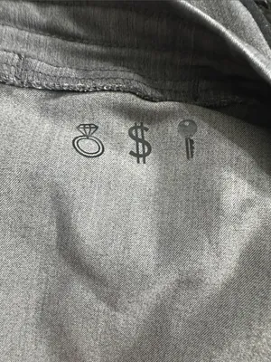 Figs Heather Gray Track Pants with Teal Drawstring thumbnail 13
