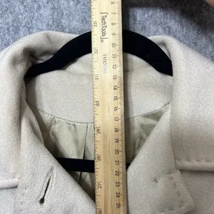 Vintage‎ Veloura Jacket Womens 10 Peacoat Tan Union Made 60s Trench Coat thumbnail 3