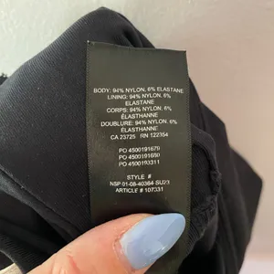 Aritzia Babaton Contour Black Long Sleeve One Piece Romper Active Women size XS thumbnail 9