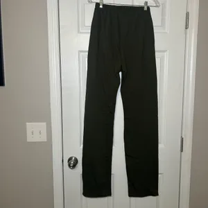 Naked Wardrobe Olive Green High Waisted Straight Leg Sweatpants XS lounge comfy thumbnail 5