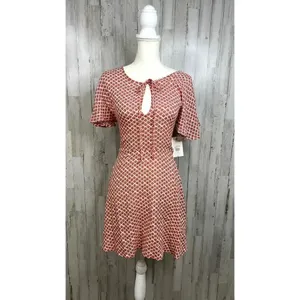 NWT Billabong Tomorrows End Mini Dress Women's XS Geometric‎ Boho Summer Casual thumbnail 3