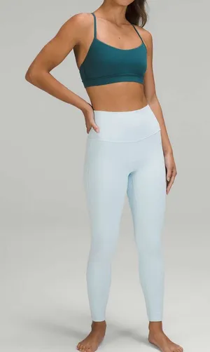 Lululemon Flow Y Nulu Bra *Light Support, A–C Cups Green Jasper thumbnail 1