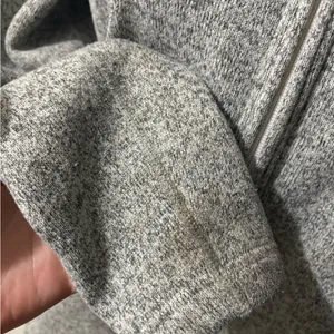 The North Face Heathered Gray Zip-Up Jacket thumbnail 4