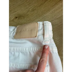 Women's Everlance The Summer Jean white straight leg jeans 100% cotton size 28 thumbnail 10