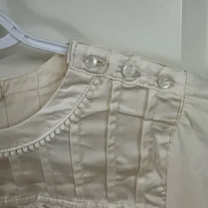 Anthropologie Tiny Elegant Cream Lace Women's Blouse thumbnail 7