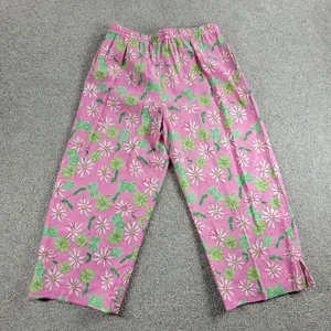 VTG Erin London Petite Pant Set Womens PS/PM Pink Green Floral Full Zip Hood thumbnail 12