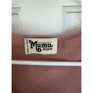 Show Me Your Mumu Romina Tunic Dress Mauve Boho Bell Sleeve Medium‎ thumbnail 4
