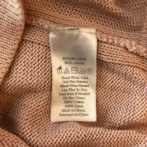 Everlane Womens Sweater Crew Neck Cotton Ribbed Light Pink XS thumbnail 5