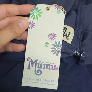 Show Me Your Mumu Maxi V-neck Navy‎ Blue Formal Dress Size XS Brand New thumbnail 5