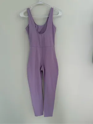 Girlfriend Collective- Lilac Scoop Unitard thumbnail 4