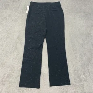 Isaac Mizrahi Live Pants Womens Medium Black Sparkle Pebble Crepe Boot Cut thumbnail 10