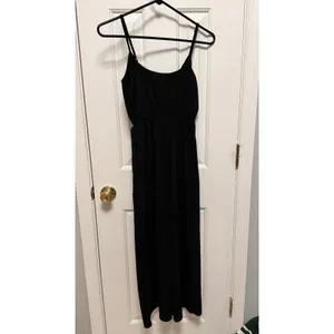 Wilfred‎ Aritzia Black Faux Wrap Cropped Wide Leg Jumpsuit XS Minimalist thumbnail 6