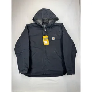 Carhartt Women's Washed Duck Sherpa Lined Jacket Black Size XL NWT $140 MSRP thumbnail 2