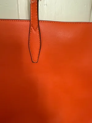 Kate Spade Orange Tote Leather Bag thumbnail 3