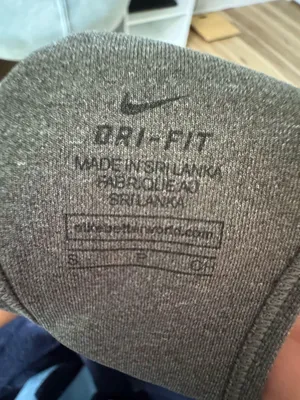 Gray Nike sports bra thumbnail 2